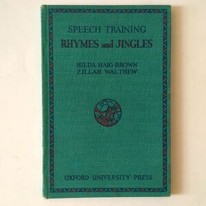 Speech Training Rhymes and Jingles - 1952